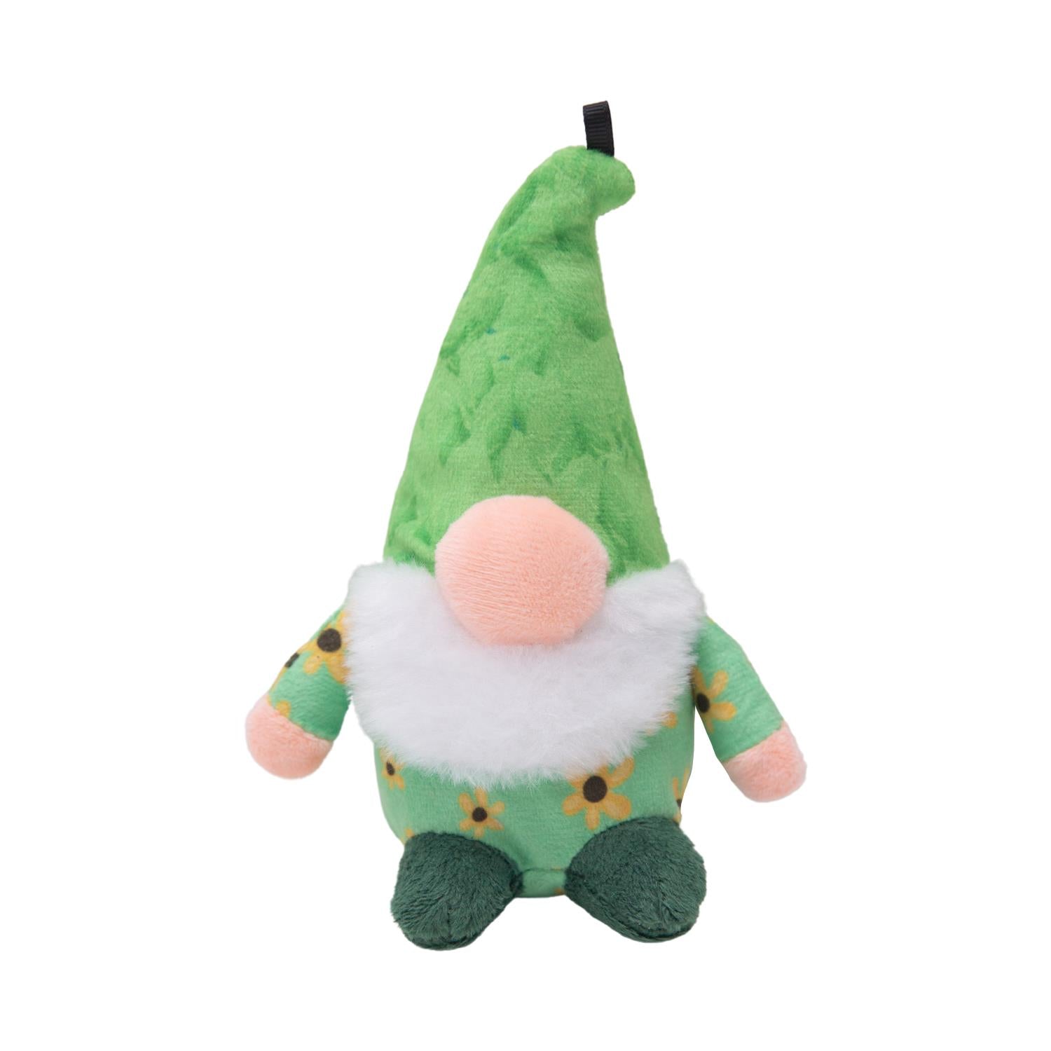 Snugarooz Baby Meadow The Gnome Squeak and Crinkle Plush Dog Toy - Small  