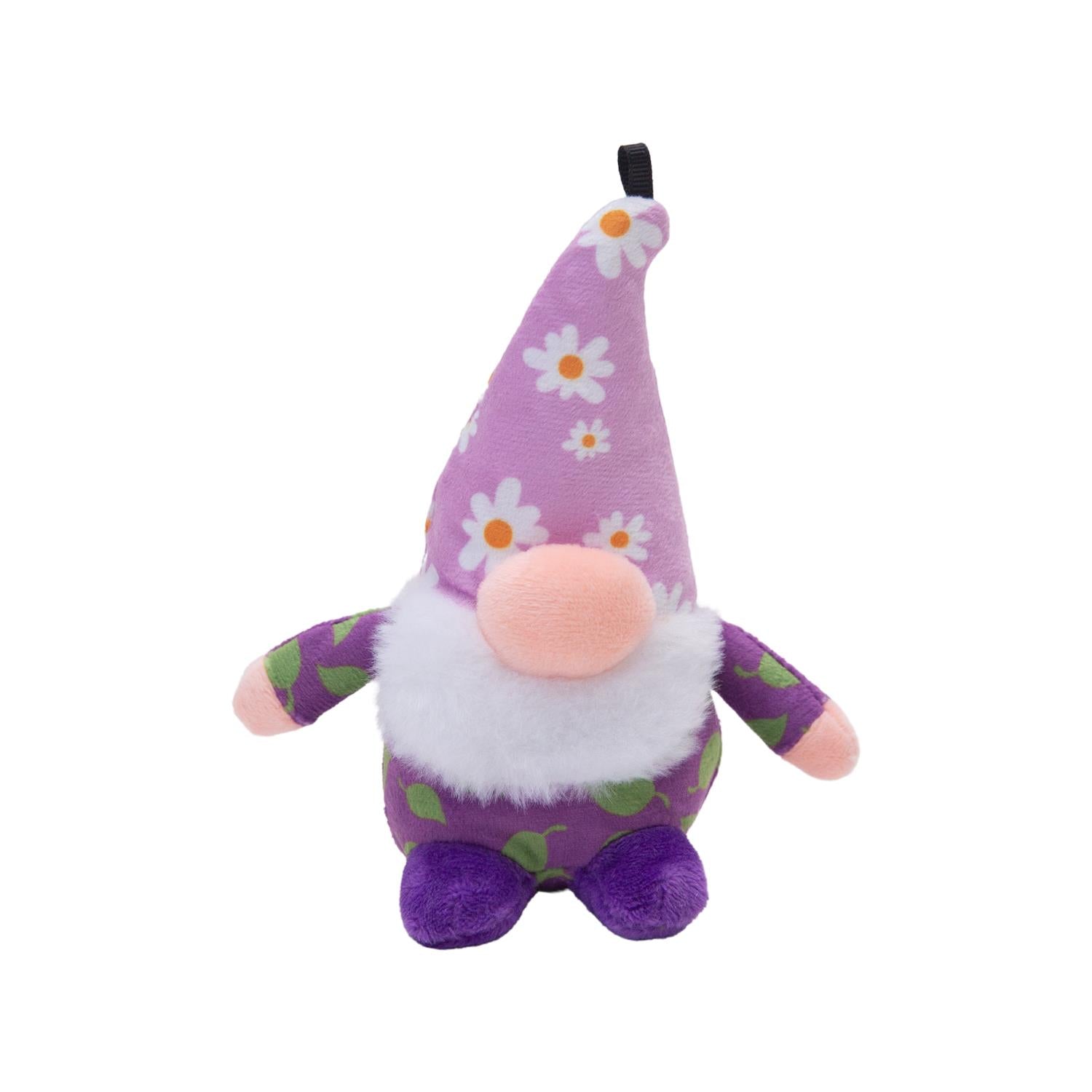 Snugarooz Baby Daisy Gnome Squeak and Crinkle Plush Dog Toy - Small  