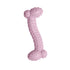 Snugarooz Lil' Baby Bone Dental Textured Rubber Chew Puppy Dog Toy - Pink - 4.25" Inches  