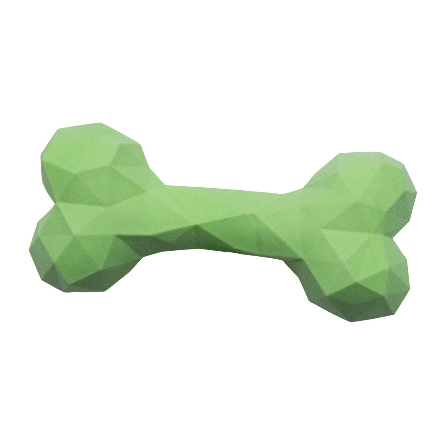 Snugarooz Snugz Craft Tough Chewing Durable Rubber Dog Toy - Green - 6.5