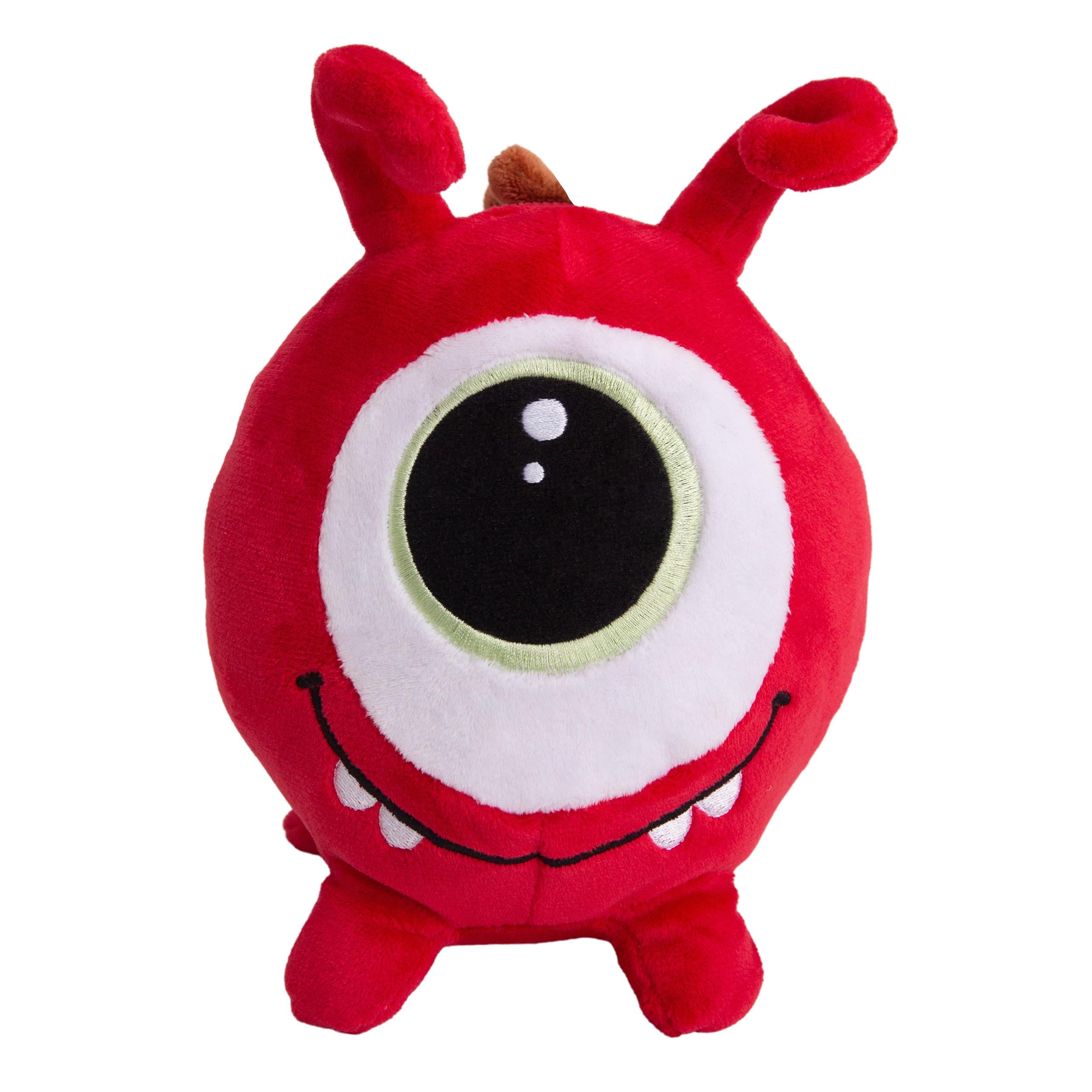 Snugarooz Just Jeff The Monster Squeak and Crinkle Plush Dog Toy  