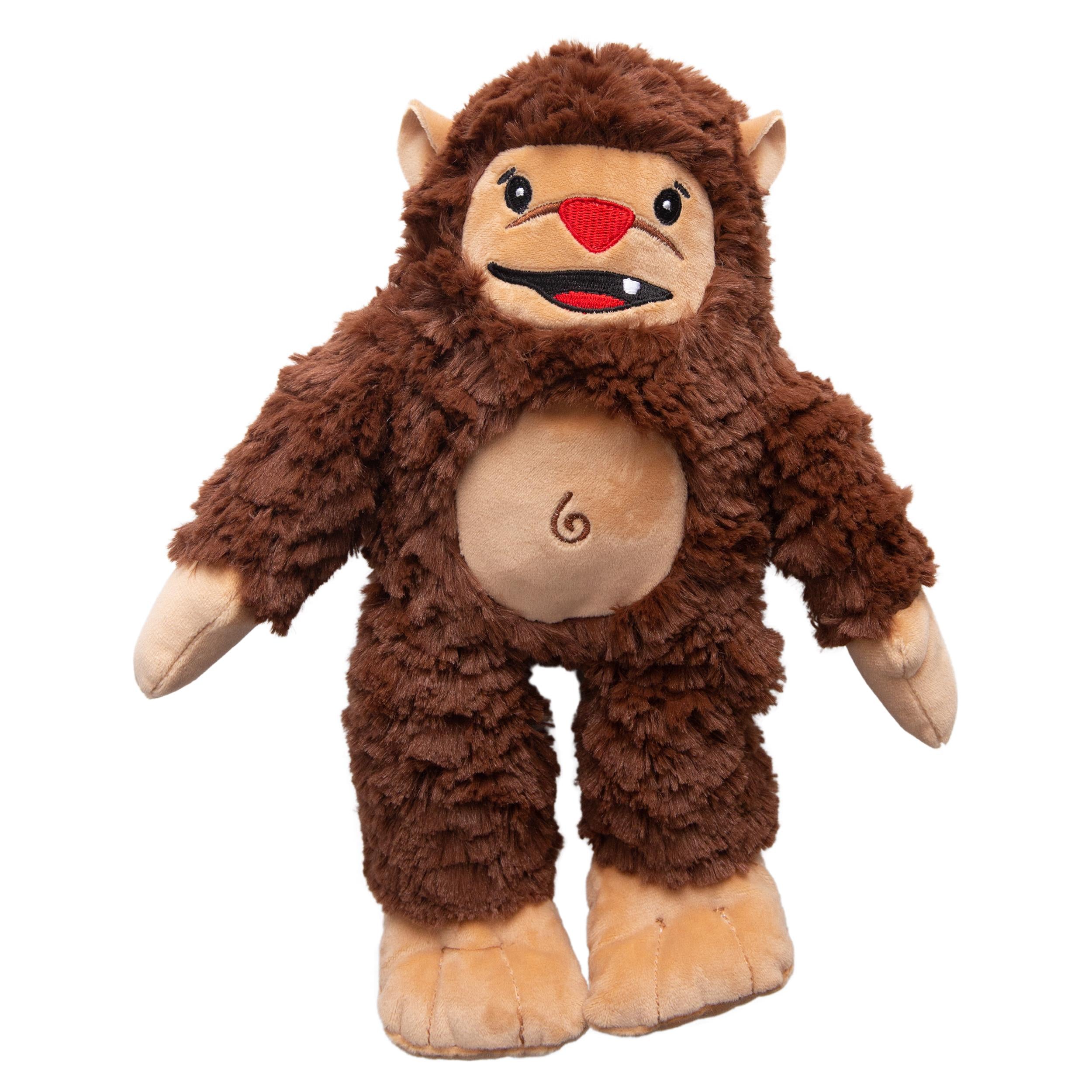 Snugarooz Billy the Bigfoot Squeak and Crinkle Plush Dog Toy  