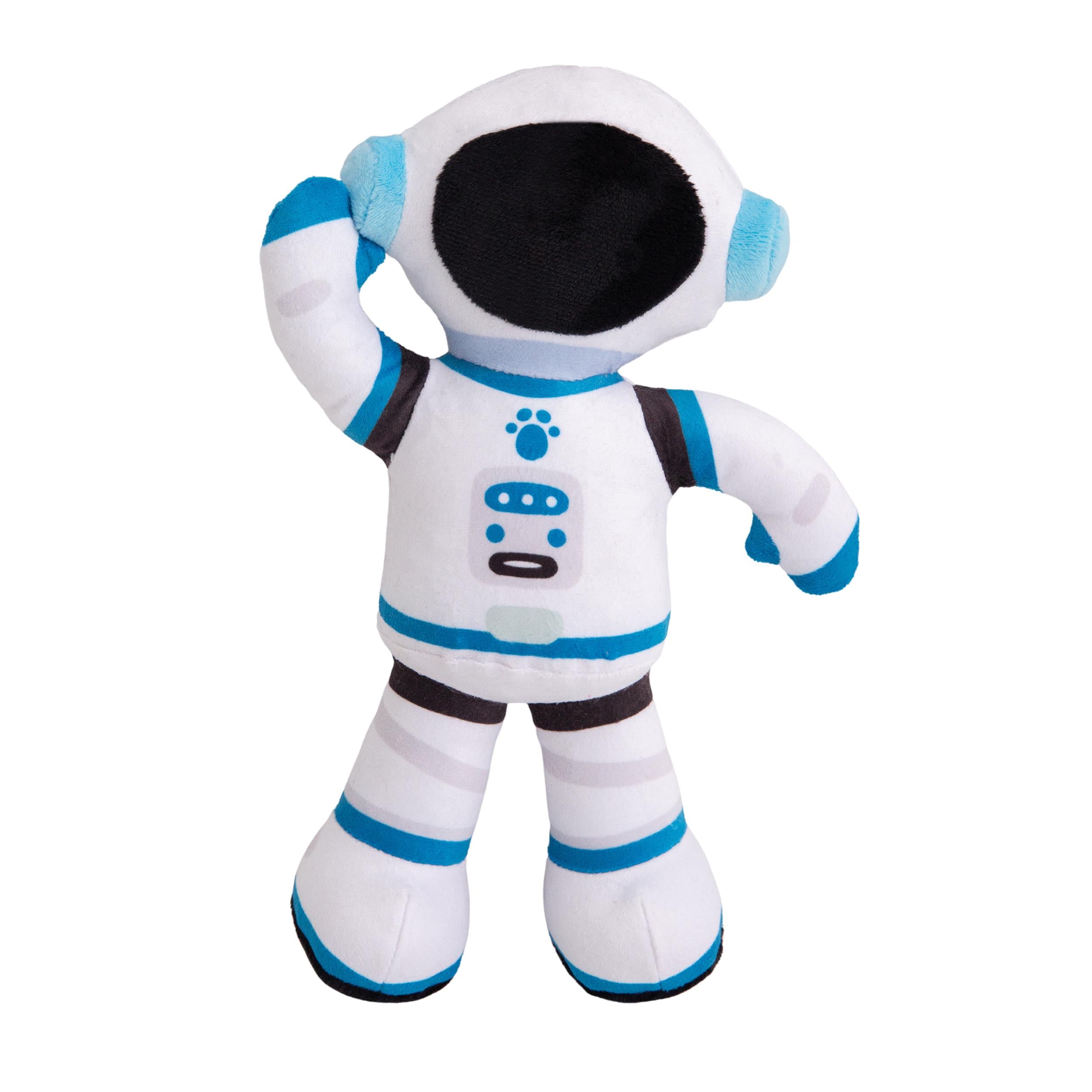 Snugarooz Apollo the Astronaut Squeak and Crinkle Plush Dog Toy  