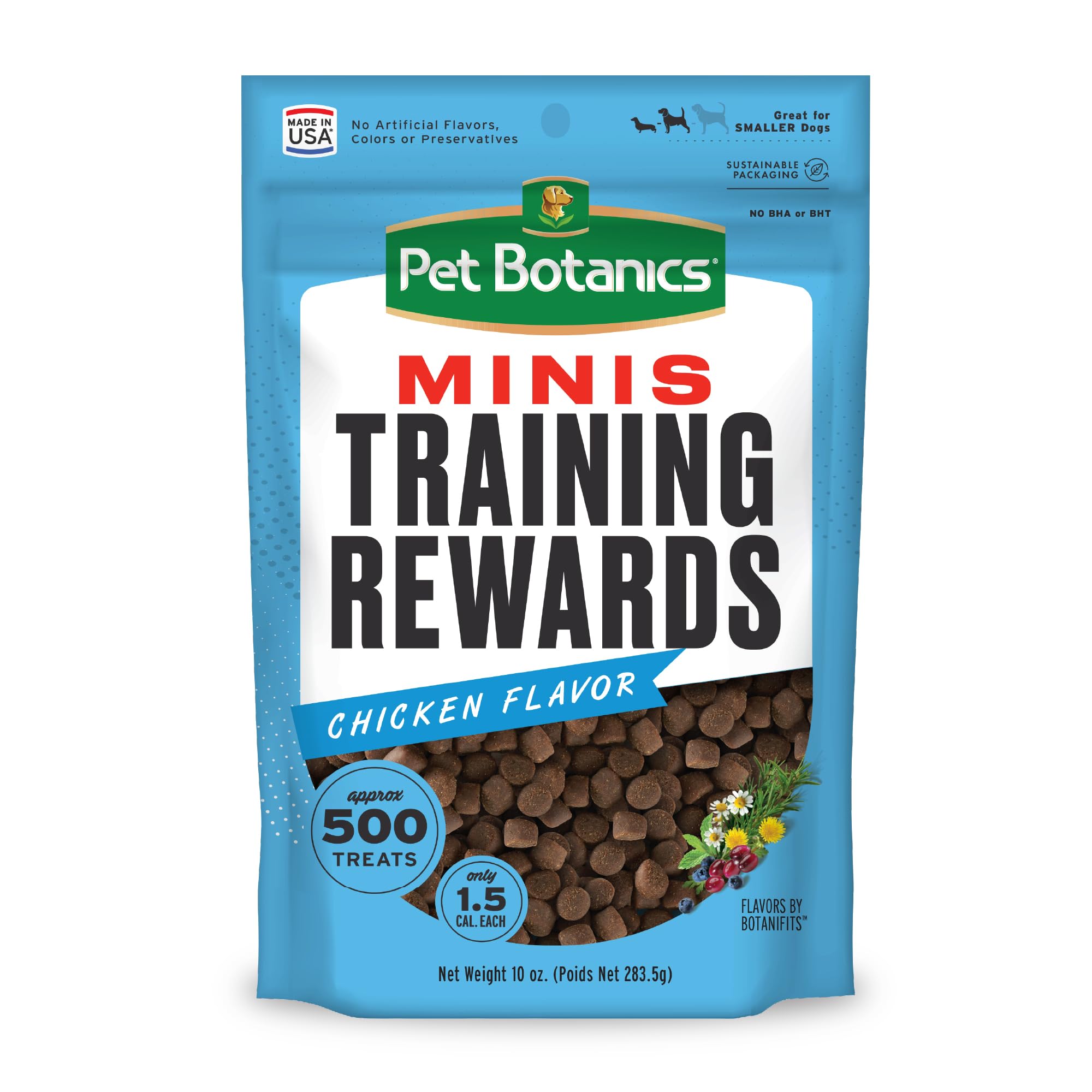 Pet Botanics Training Rewards Grain-Free Chicken Soft and Chewy Dog Treats - Mini - 20 Oz  