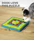 Outward Hound Multi-Puzzle Interactibe Treat Rewarding Puzzle Feeder Dog Toy - Blue  