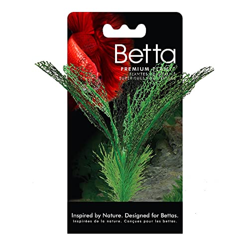 Fluval Betta Madagascar Lace Premium Plastic Plant Aquarium Décor - 6 Inch