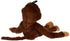 Multipet Swingin' Safari Monkey Squeak and Plush Dog Toy - 19" Inches  