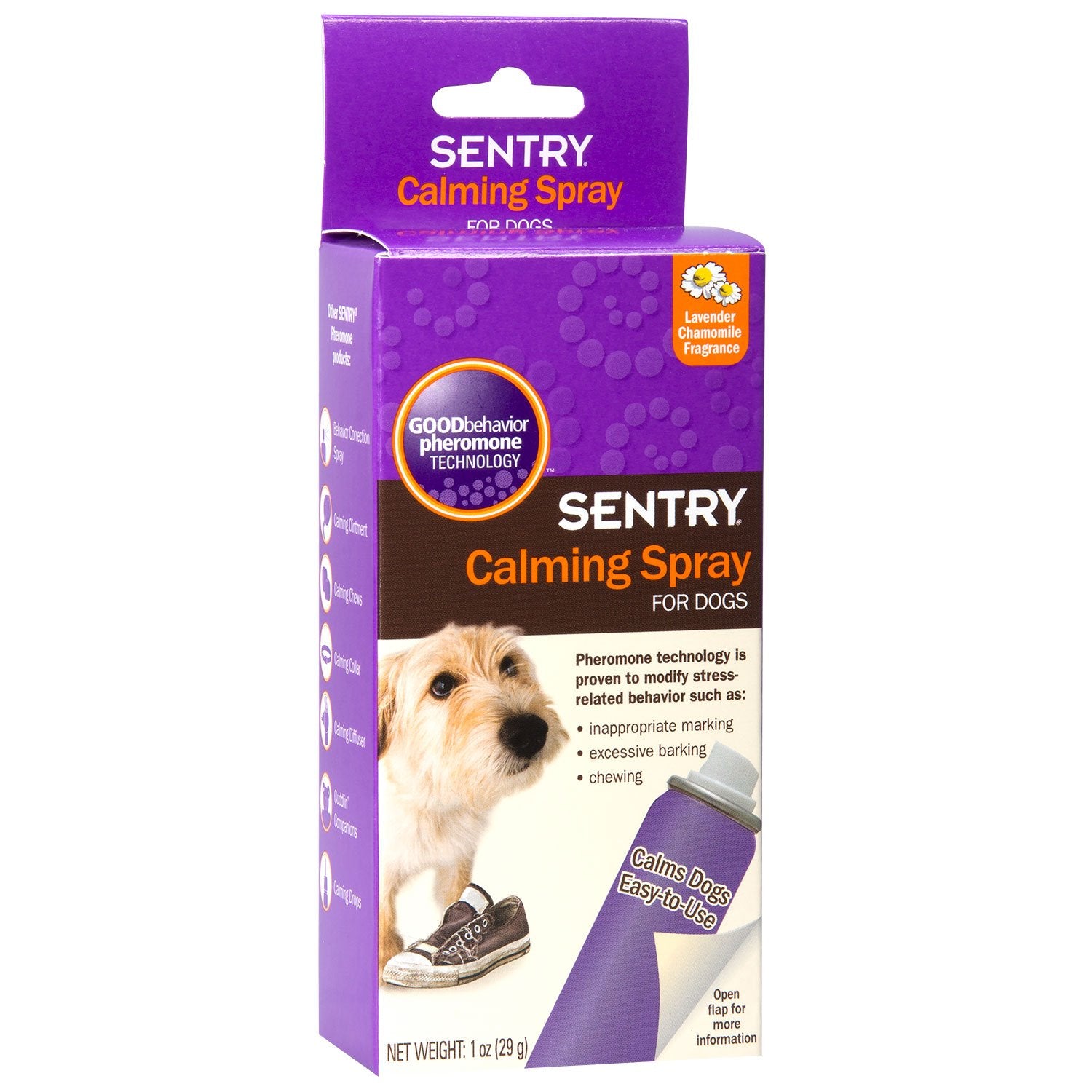 Sentry Behavior Calming Dog Spray - 1.62 Oz  