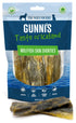 Gunnis Pet Grain-Free WolfFish Skin Shorties Natural Air-Dried Dog Treats - 2.5 Oz