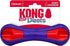 Kong Duets Duos Lightweight Bouncing Bone Multi-Surfaced Squeak and Fetch Rubber Dog Toy - Medium