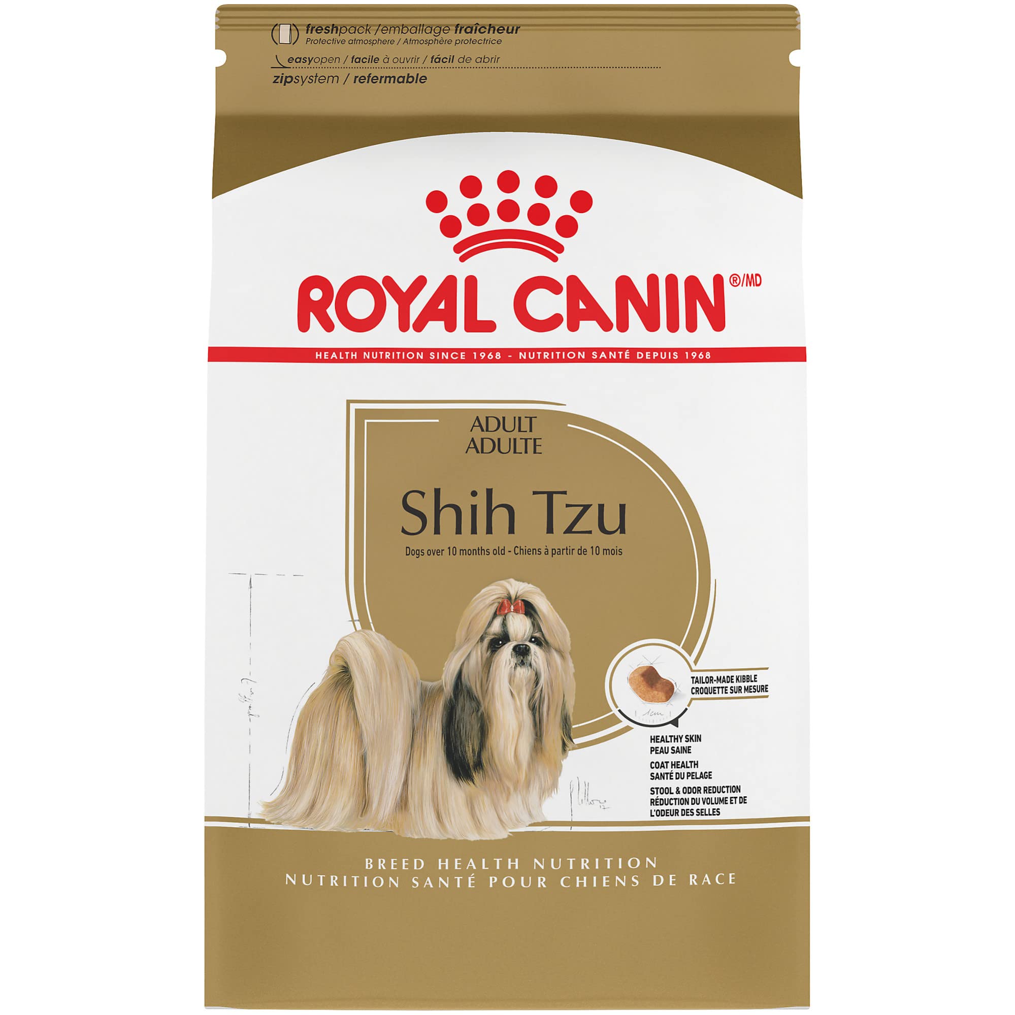 Royal Canin Breed Health Nutrition Shih Tzu Formula Adult Dry Dog Food - 2.5 Lbs  