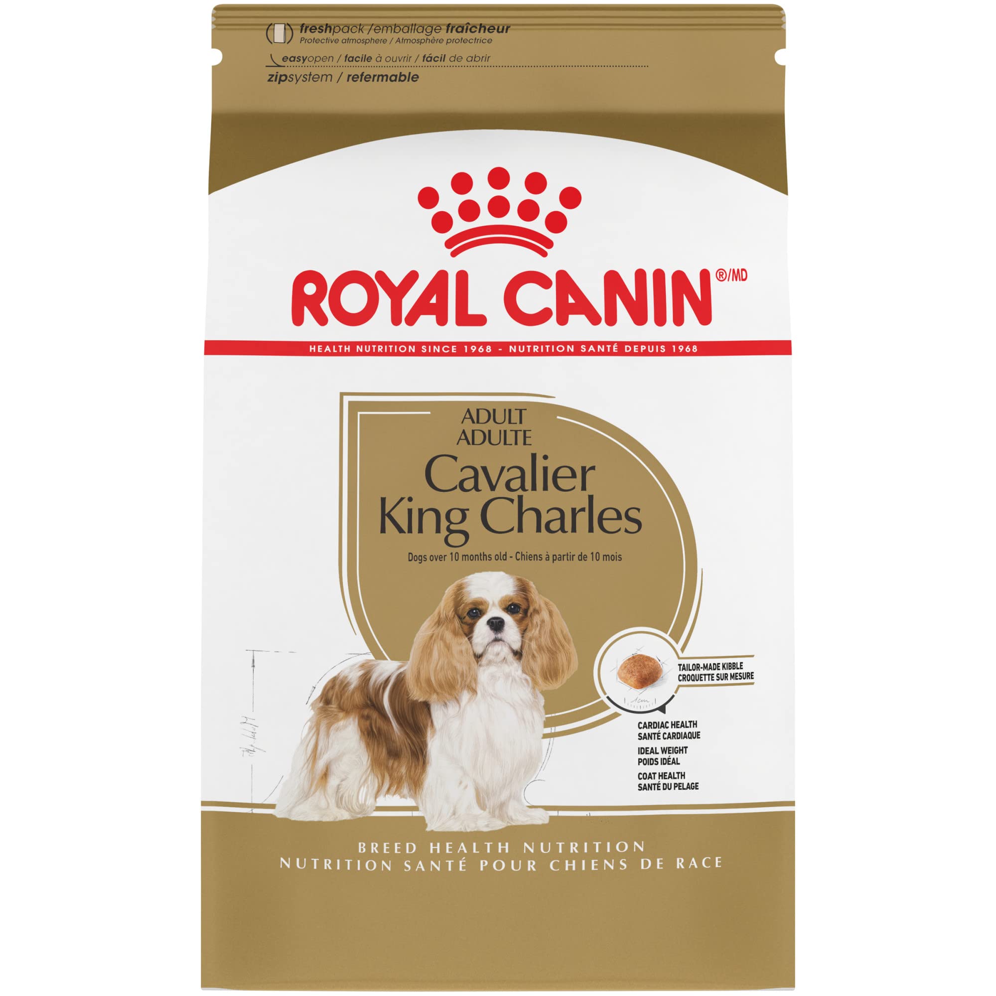 Royal Canin Breed Health Nutrition Cavalier King Charles Spaniel Adult Dry Dog Food - 10 Lbs  