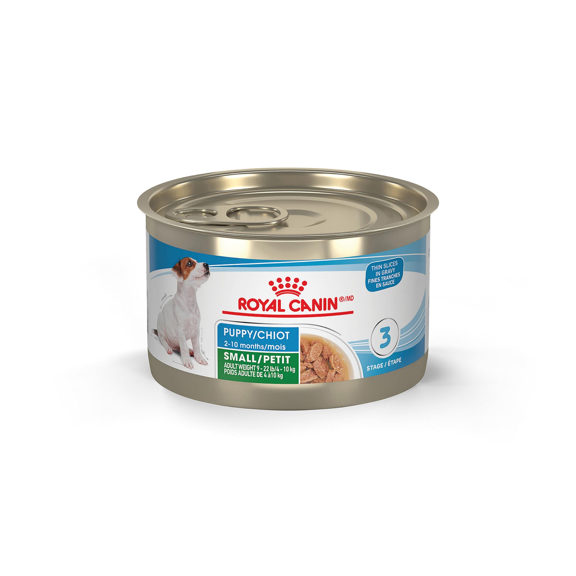 Royal Canin Size Health Nutrition Thin Slices in Gravy Extra Small-Breed Puppy Wet Dog Food - 3 Oz - Case of 24  