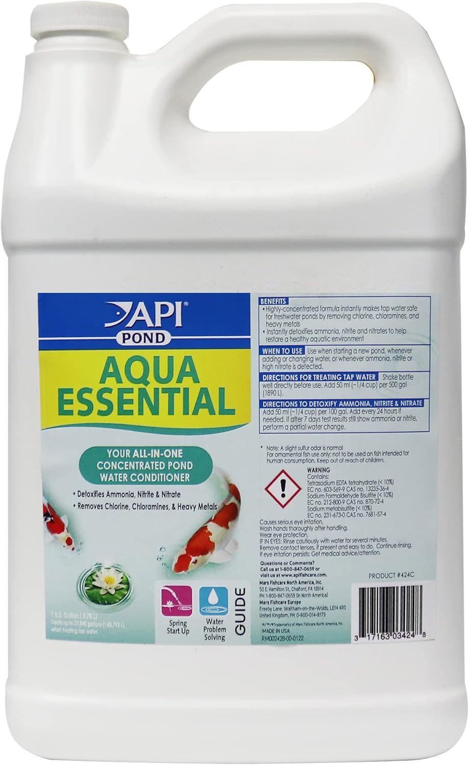 API Aqua Essential Pond Water Conditioner 1 Gallon