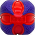 Kong Duets Duos Lightweight Bouncing Ball Multi-Surfaced Squeak and Fetch Rubber Dog Toy - Medium
