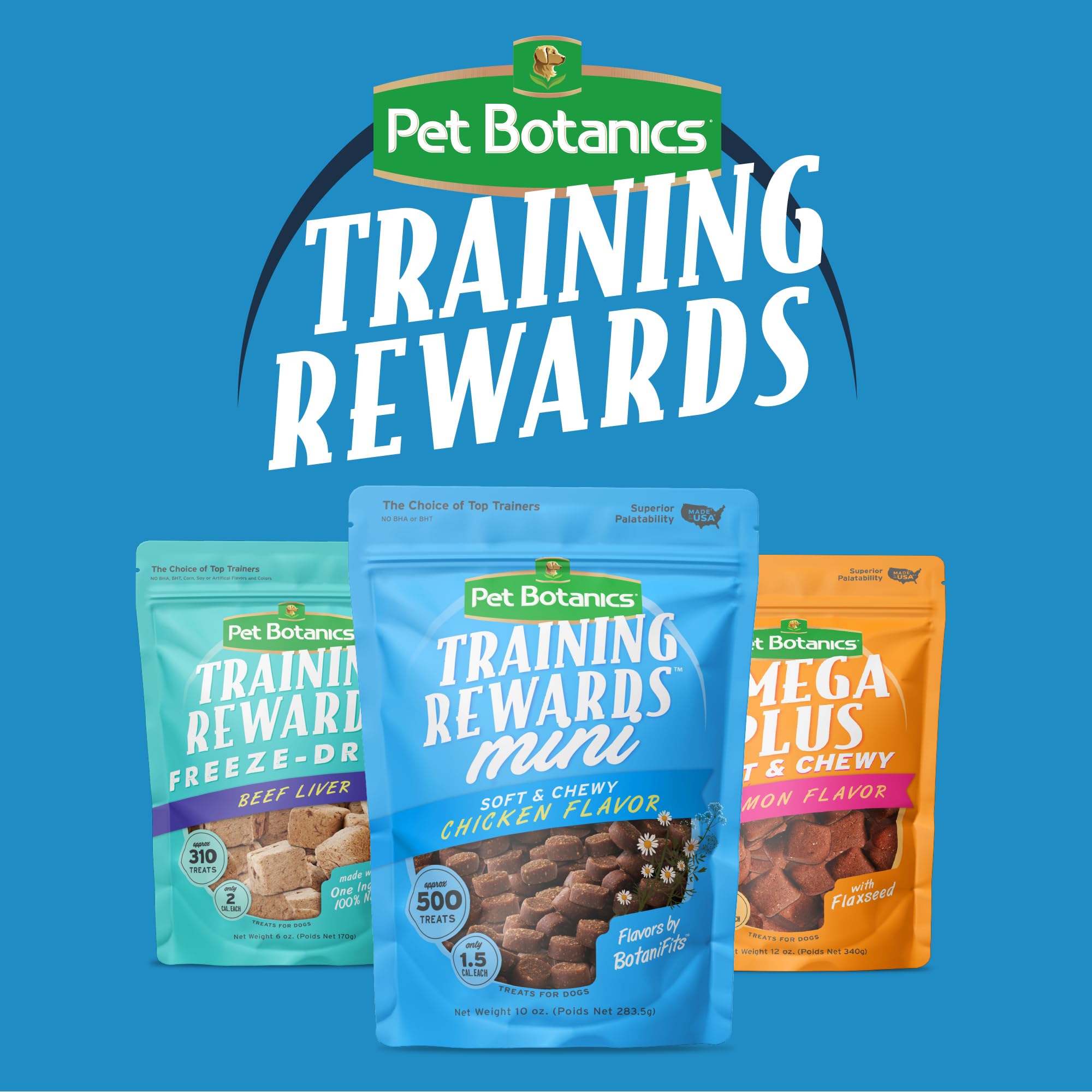 Pet Botanics Training Rewards Grain-Free Chicken Soft and Chewy Dog Treats - Mini - 10 Oz  