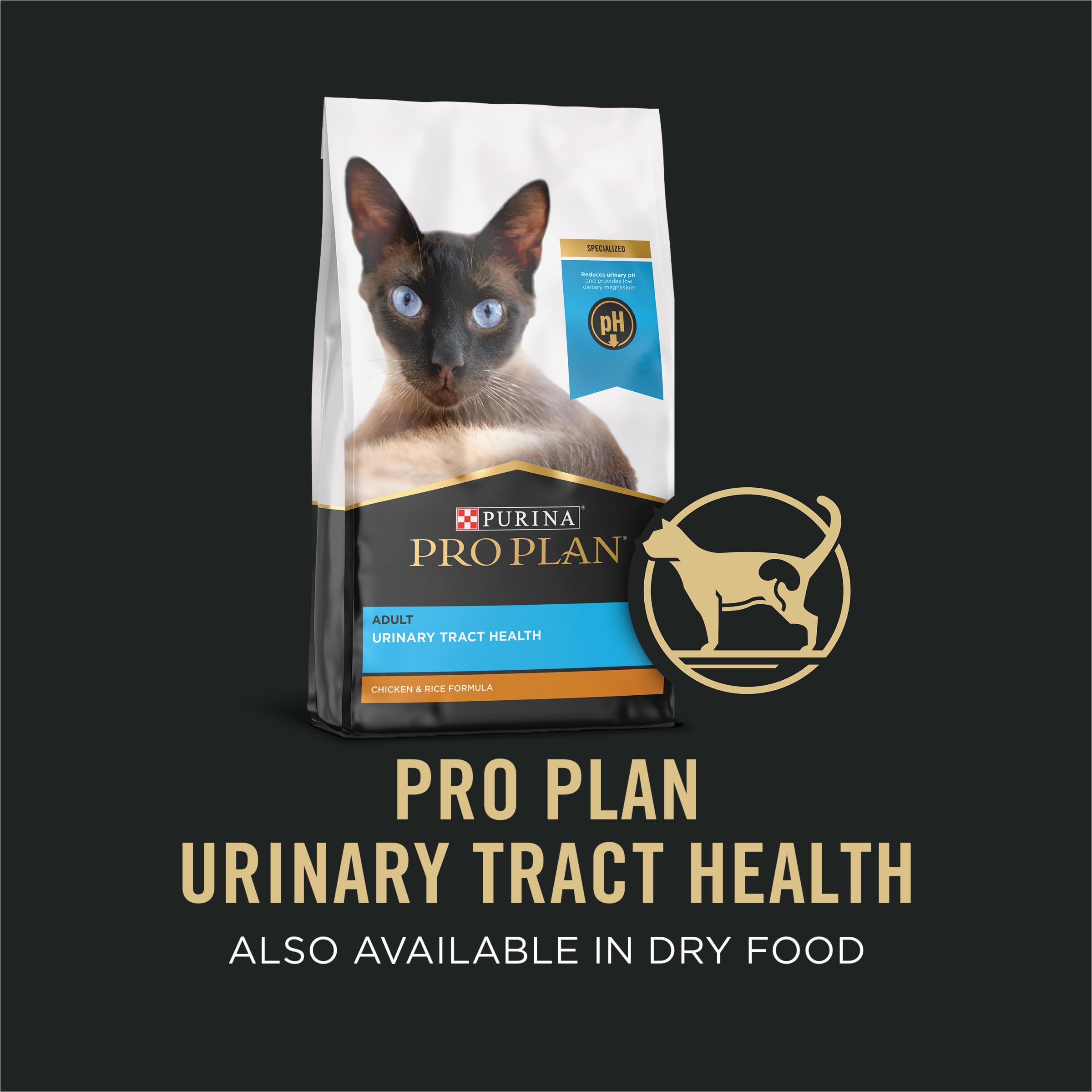 Purina Pro Plan Urinary Tract Health Classic Beef and Chicken Entrée Canned Cat Food - 3 Oz - Case of 24  