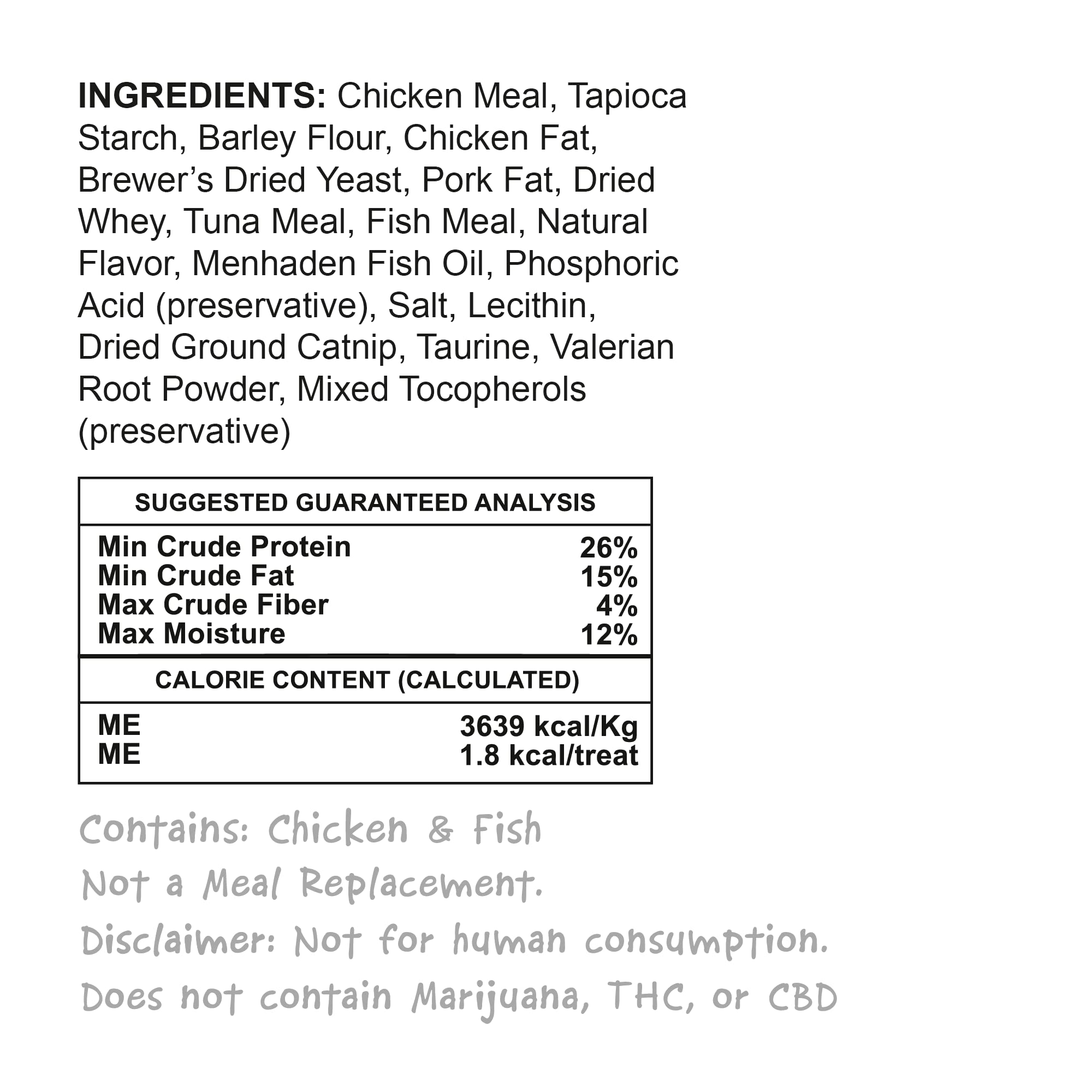 Meowijuana Crunch and Munch Shrimp and Crab Crunchy Catnip Cat Treats - 3 Oz  