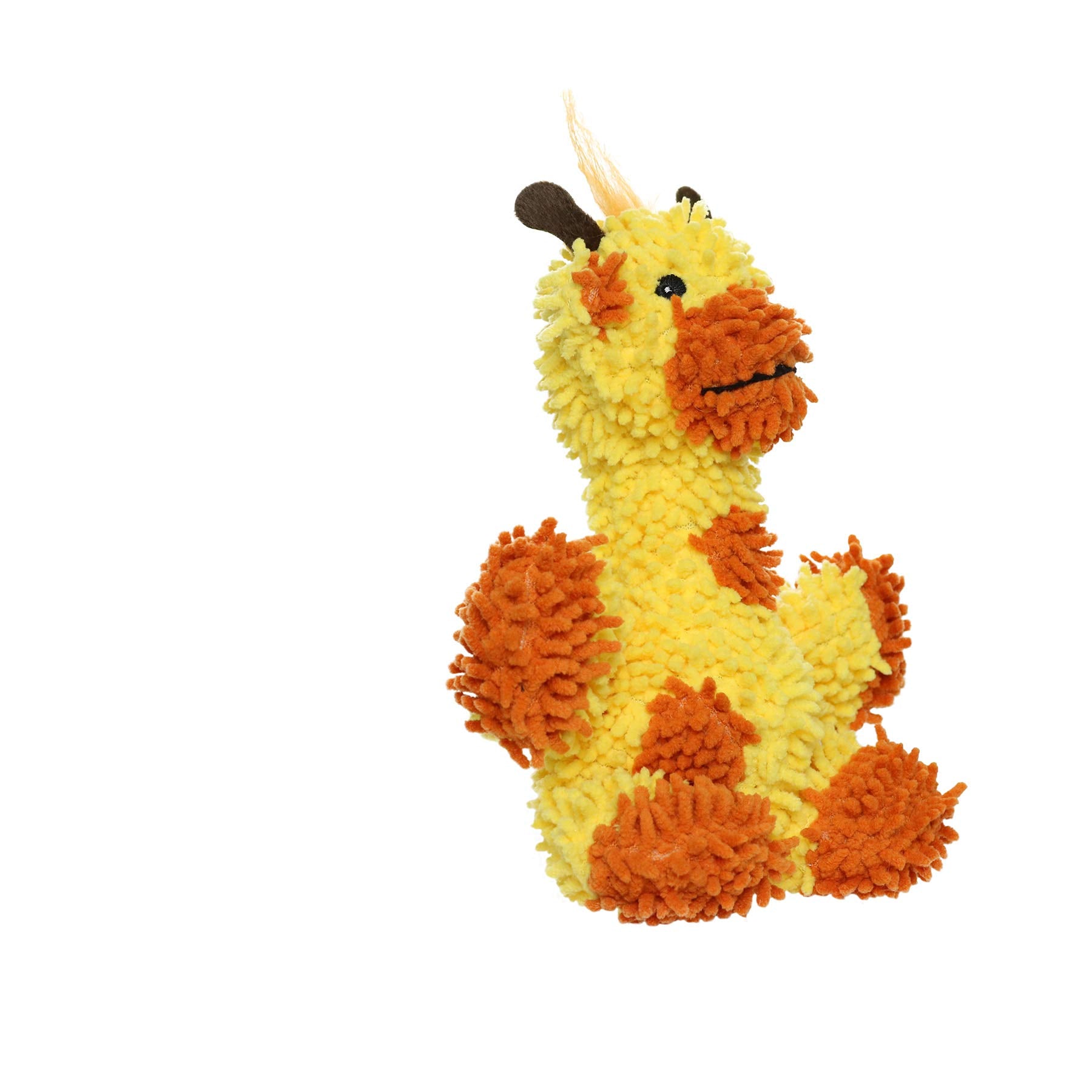 Mighty Junior Giraffe Microfiber Ball Floating Squeak and Plush Dog Toy - Small  