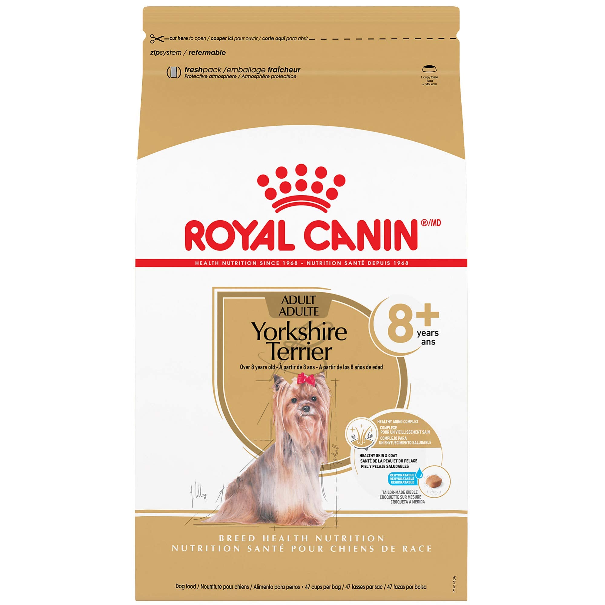 Royal Canin Breed Health Nutrition Yorkshire Terrier Formula Adult Dry Dog Food - 2.5 Lbs  