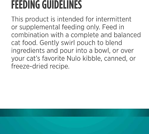 Nulo Freestyle Chunky Tuna Broth with Ginger and Chamomile Wet Cat Food Topper Pouch - 2.8 Oz - Case of 24