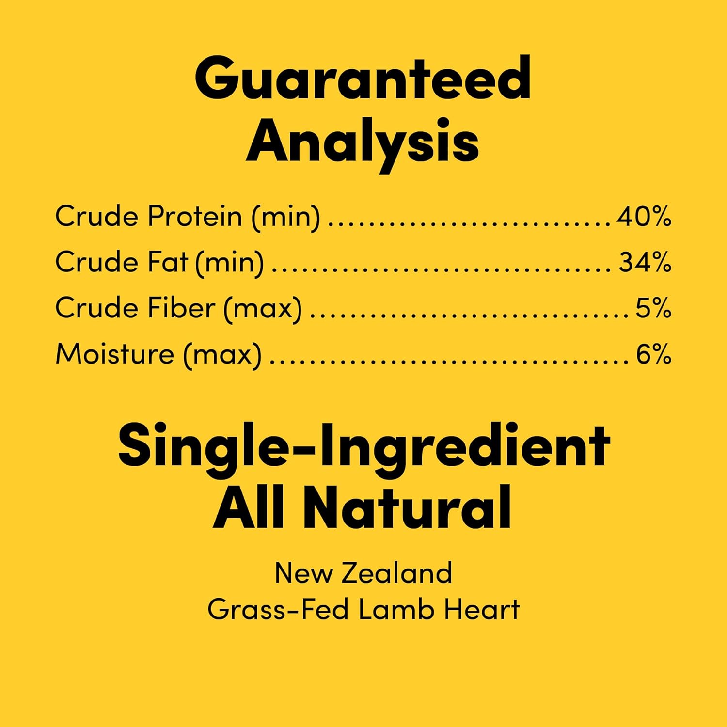 Animals Like Us Lamb Hearts Freeze-Dried Raw Dog Treats - 3 Oz - Case of 12