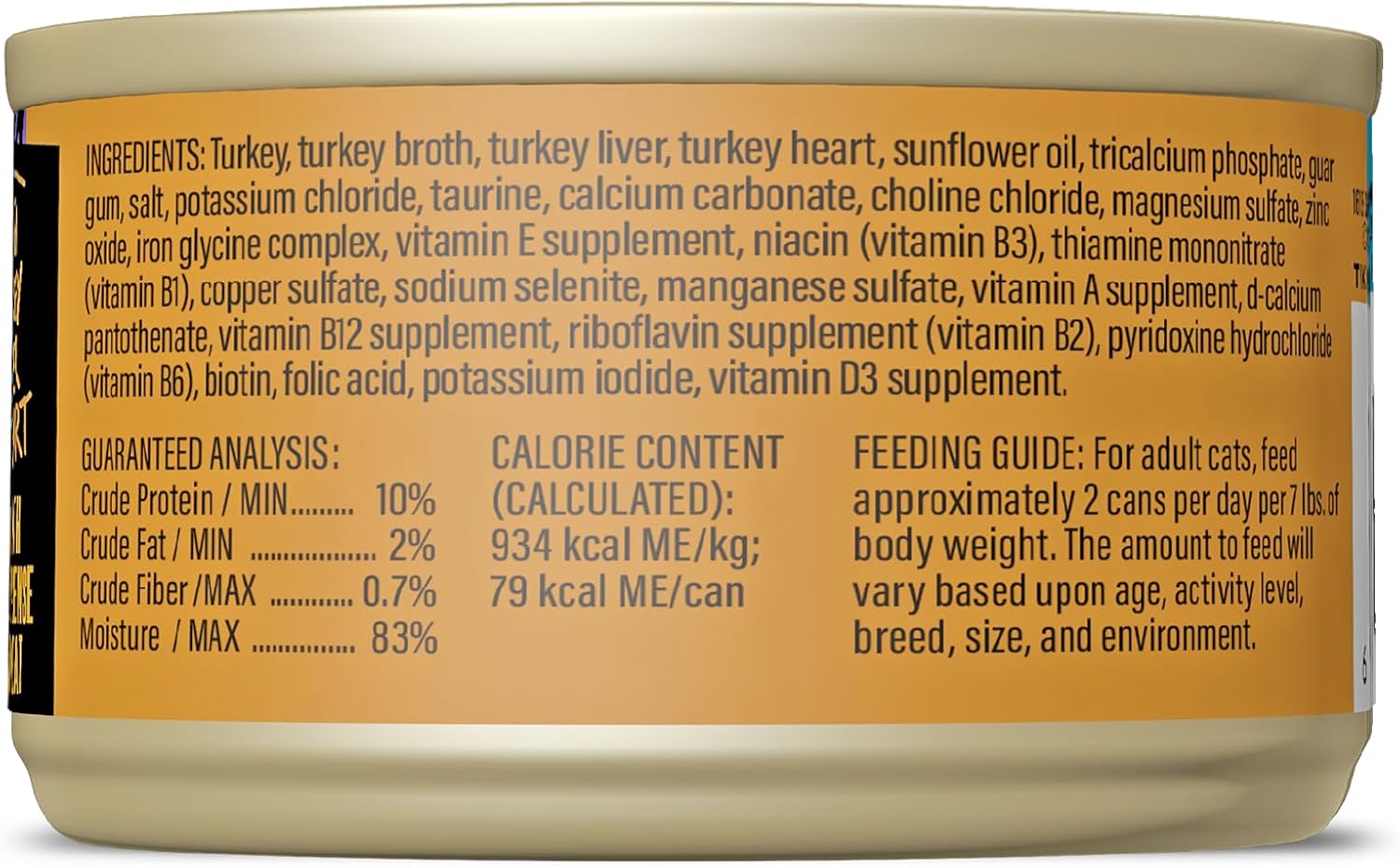 Tiki Cat After Dark Shreds Grain-Free Turkey with Turkey Liver in Broth Adult Canned Cat Food - 3 Oz - Case of 12