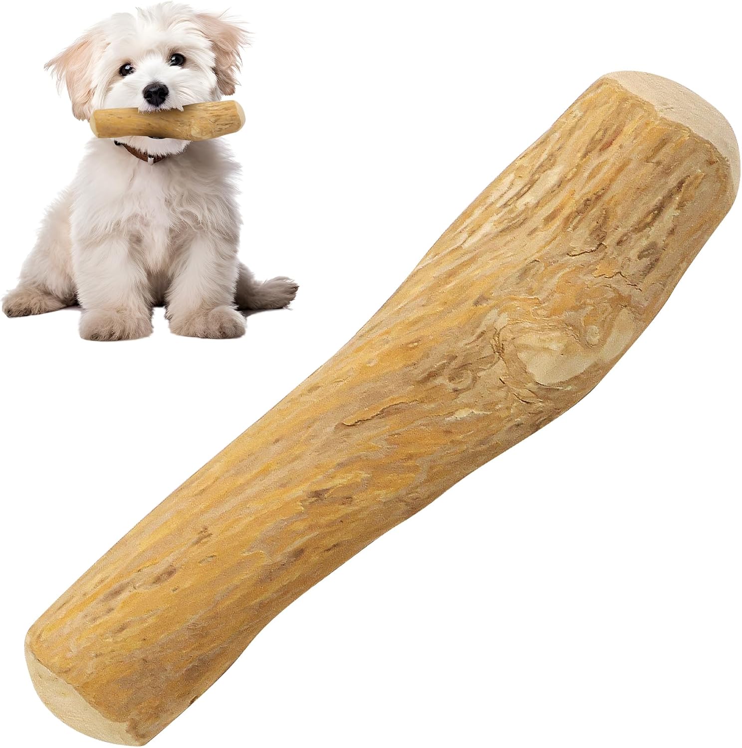 Ethical SPOT Love The Earth 100% Natural Coffee Wood Chew Dog Toy - Large