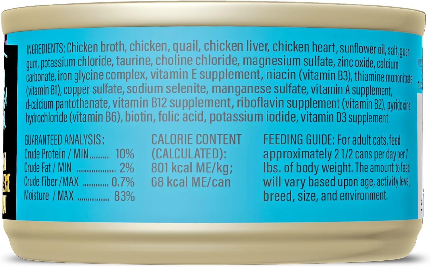 Tiki Cat After Dark Shreds Grain-Free Chicken Quail and Chicken Liver in Broth Adult Canned Cat Food - 3 Oz - Case of 12