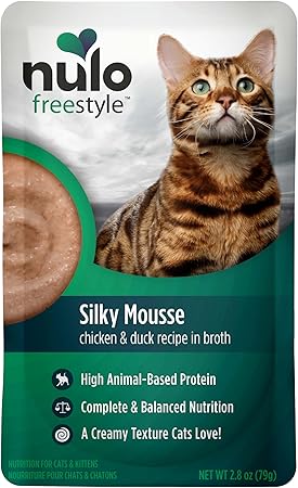 Nulo Freestyle Silky Mousse Chicken and Duck Kitten and Adult Wet Cat Food Pouch - 2.8 Oz - Case of 24 Default Title