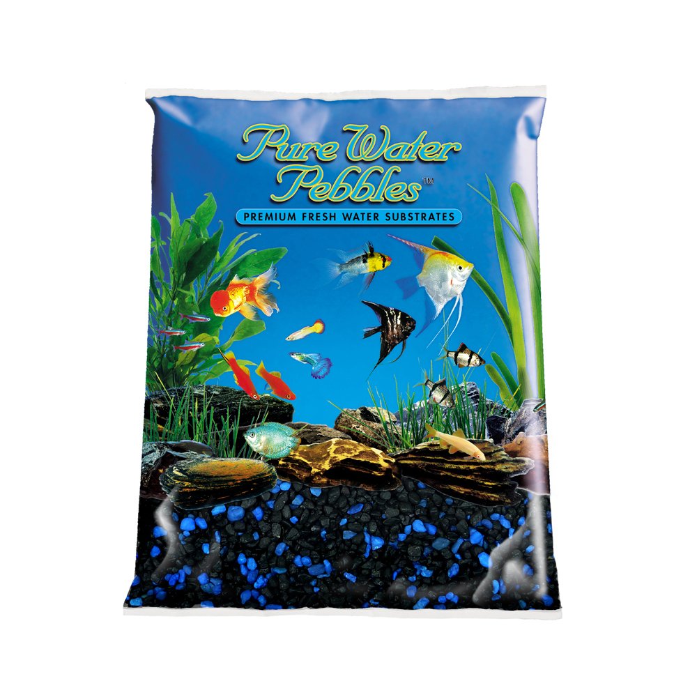 World Wide Imports Pure Water Pebbles for Freshwater Aquarium - White Rose - 5 Lbs - Case of 6  