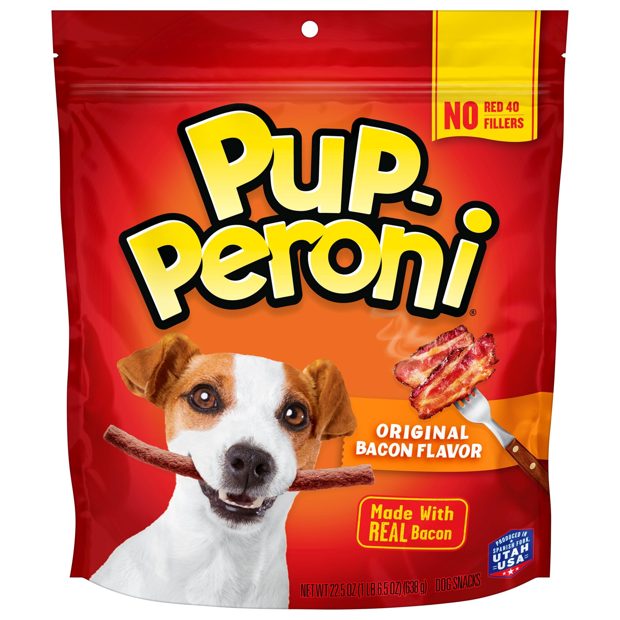 Pup-Peroni Original Bacon Flavored Soft and Chewy Dog Treats - 5.6 Oz - Case of 8  