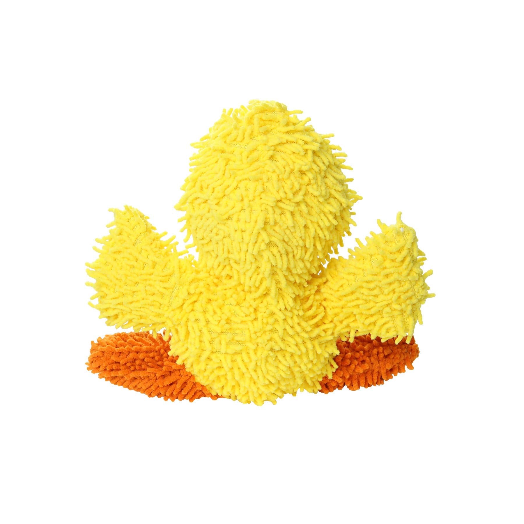 Mighty Toys Duck Microfiber Ball Floating Squeak and Plush Dog Toy - Large  