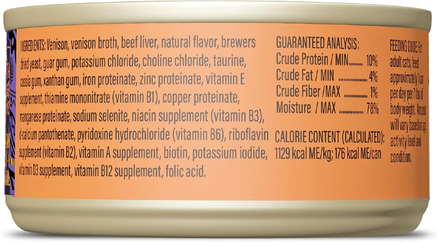 Tiki Cat After Dark Soft Pate Grain-Free Venison and Beef Liver Adult Canned Cat Food - 5.5 Oz - Case of 8