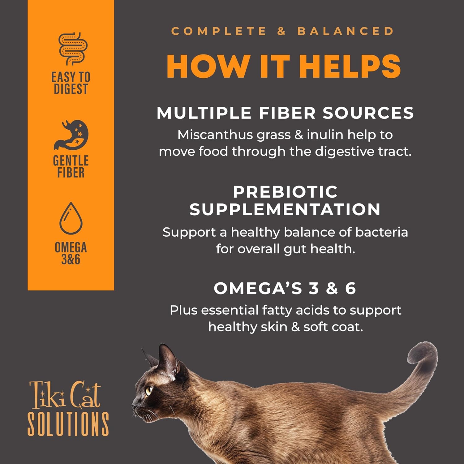Tiki Cat Solutions Digestive Health High-Protein Grain-Free Lamb and Egg Recipe Dry Cat Food