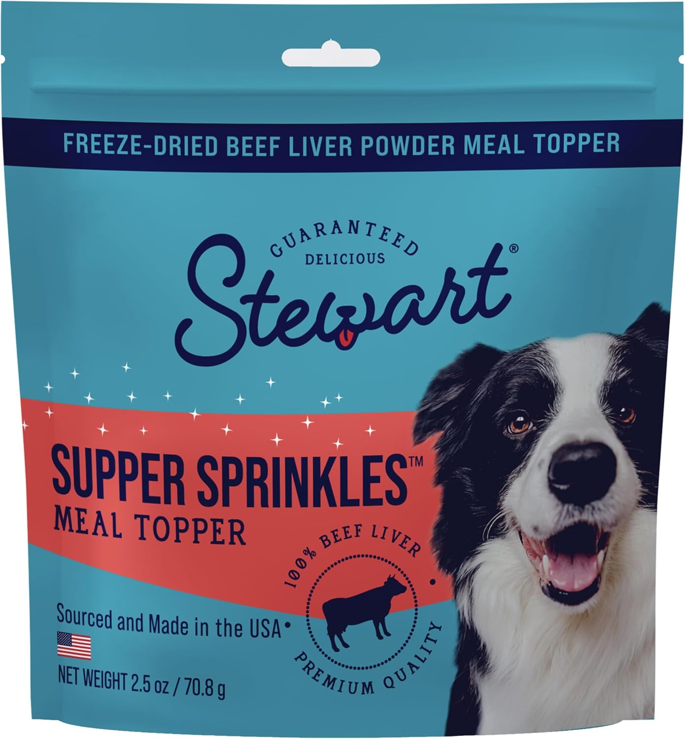 Stewart Supper Sprinkles Beef Liver Freeze-Dried Powder Dog Food Meal Topper - 2.5 Oz Default Title