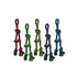 Multipet Nuts for Knots Dangler Rope and Tug Dog Toy - Assorted - 20" Inches  