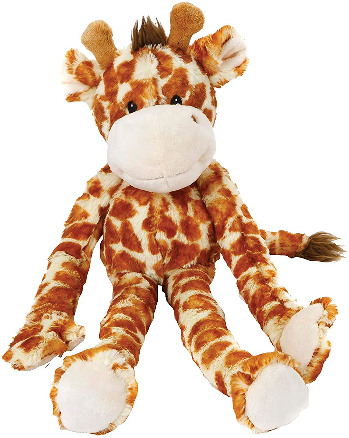 Multipet Swingin' Safari Leopard Squeak and Plush Dog Toy - 22" Inches  