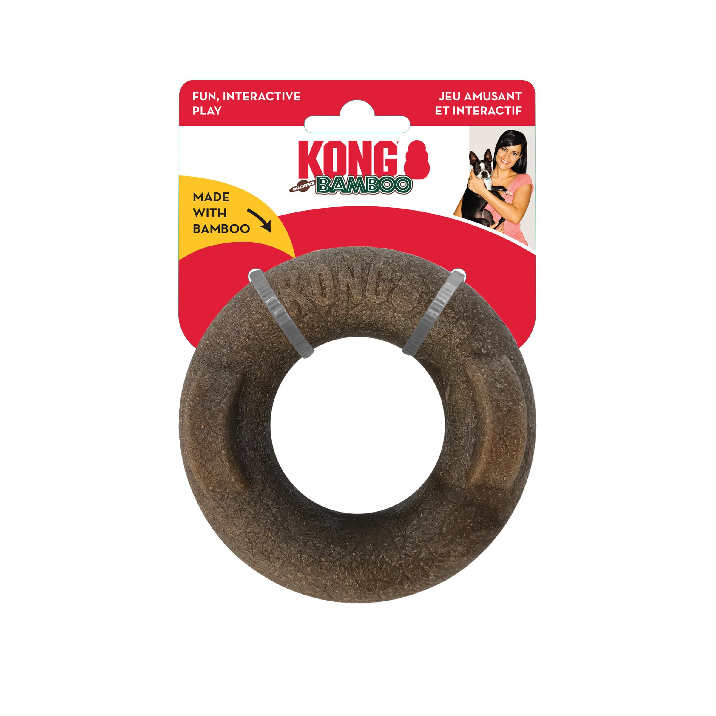 Kong Bamboo Rockerz Ring Dog Toy - Medium  