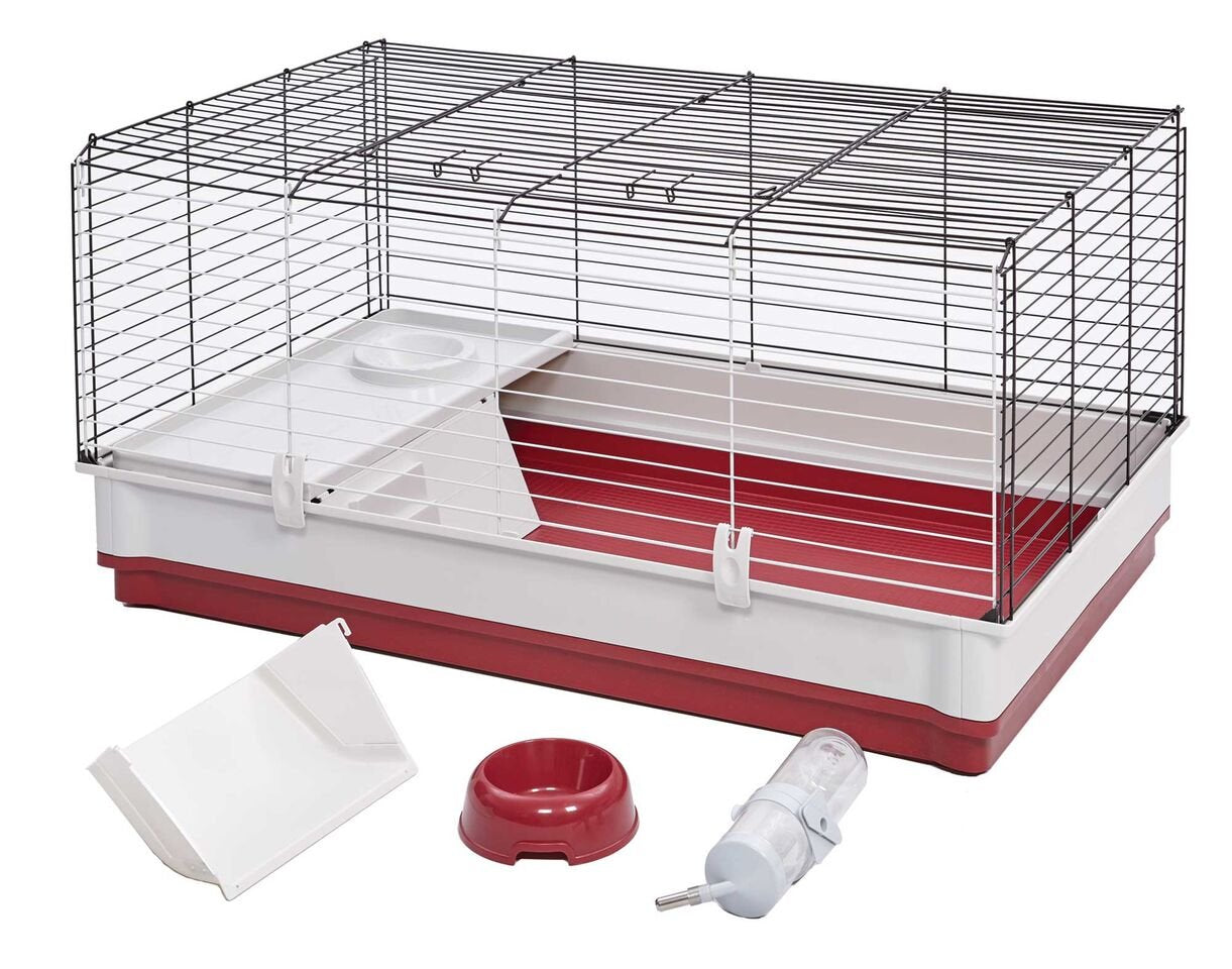 Midwest Wabbitat Deluxe Rabbit and Small Animal Home - X-Large - 47" X 23.6" X 19.7" Inches  