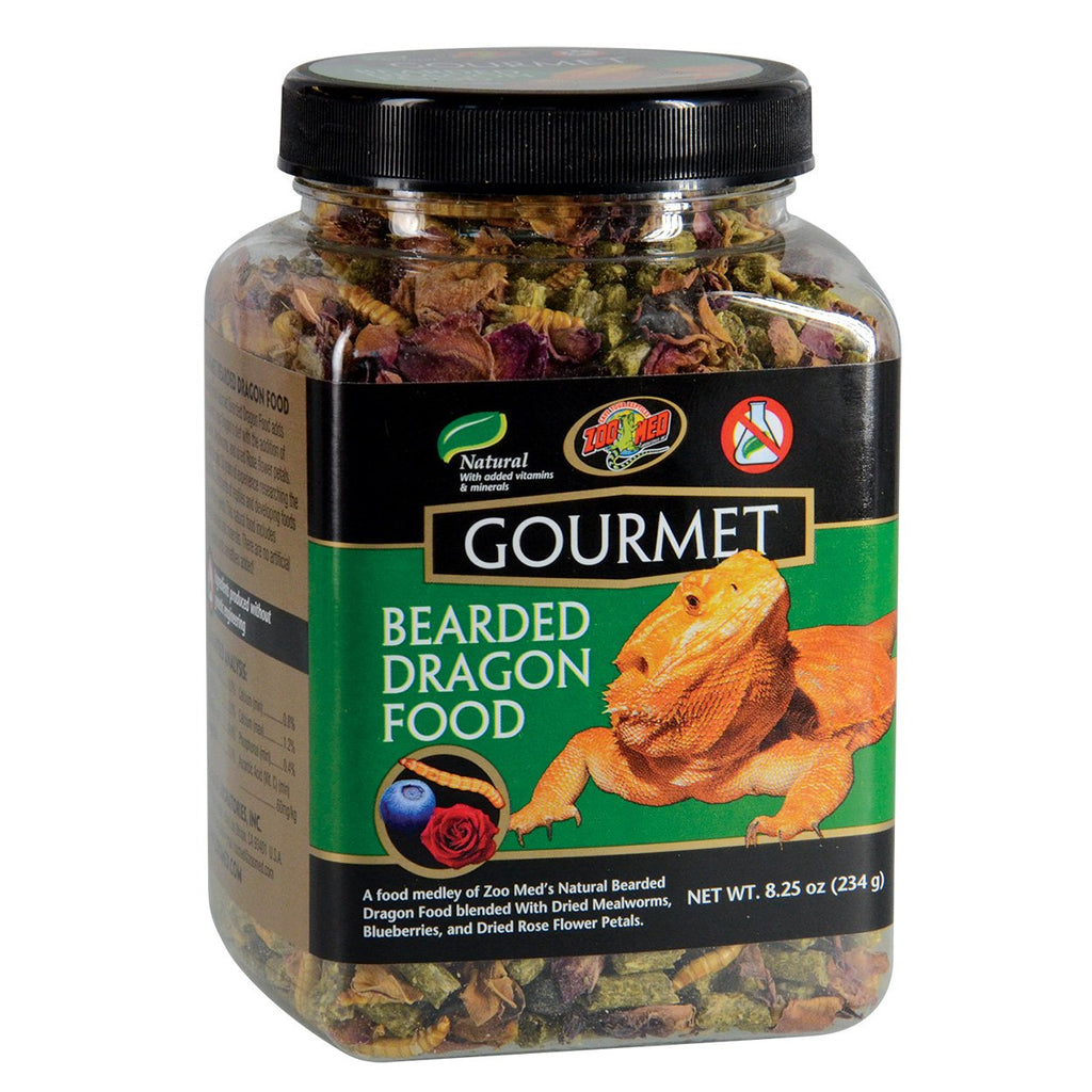 Zoo Med Laboratories Gourmet Bearded Dragon Dry Food - 8.25 Oz  