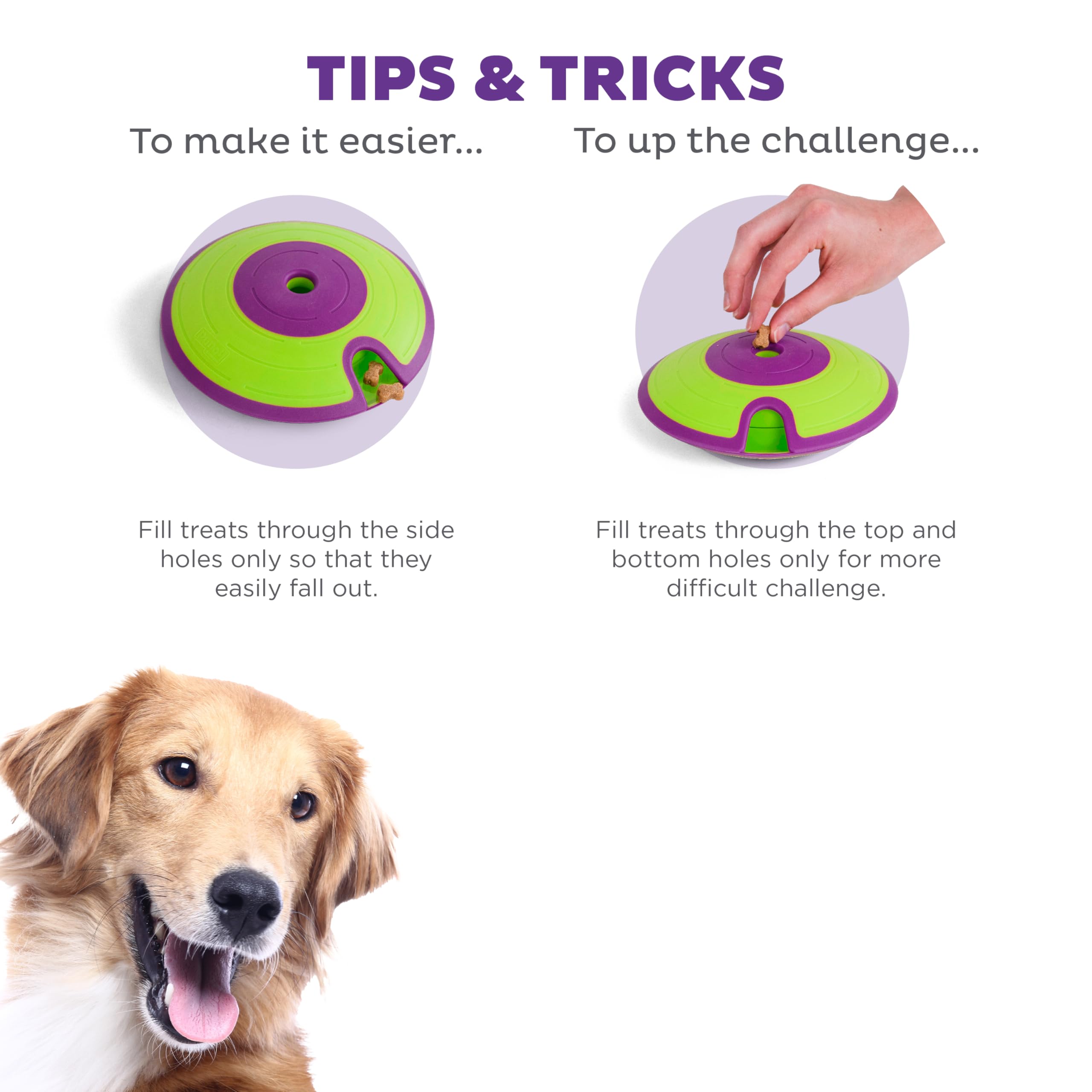 Outward Hound Nina Ottosson Treats Interactive Treat Dispenzing Dog Puzzle Maze Dog Toy  