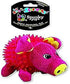 Spunky Pup Glow In the Dark Pig Squeak and Plush Dog Toy - Small  