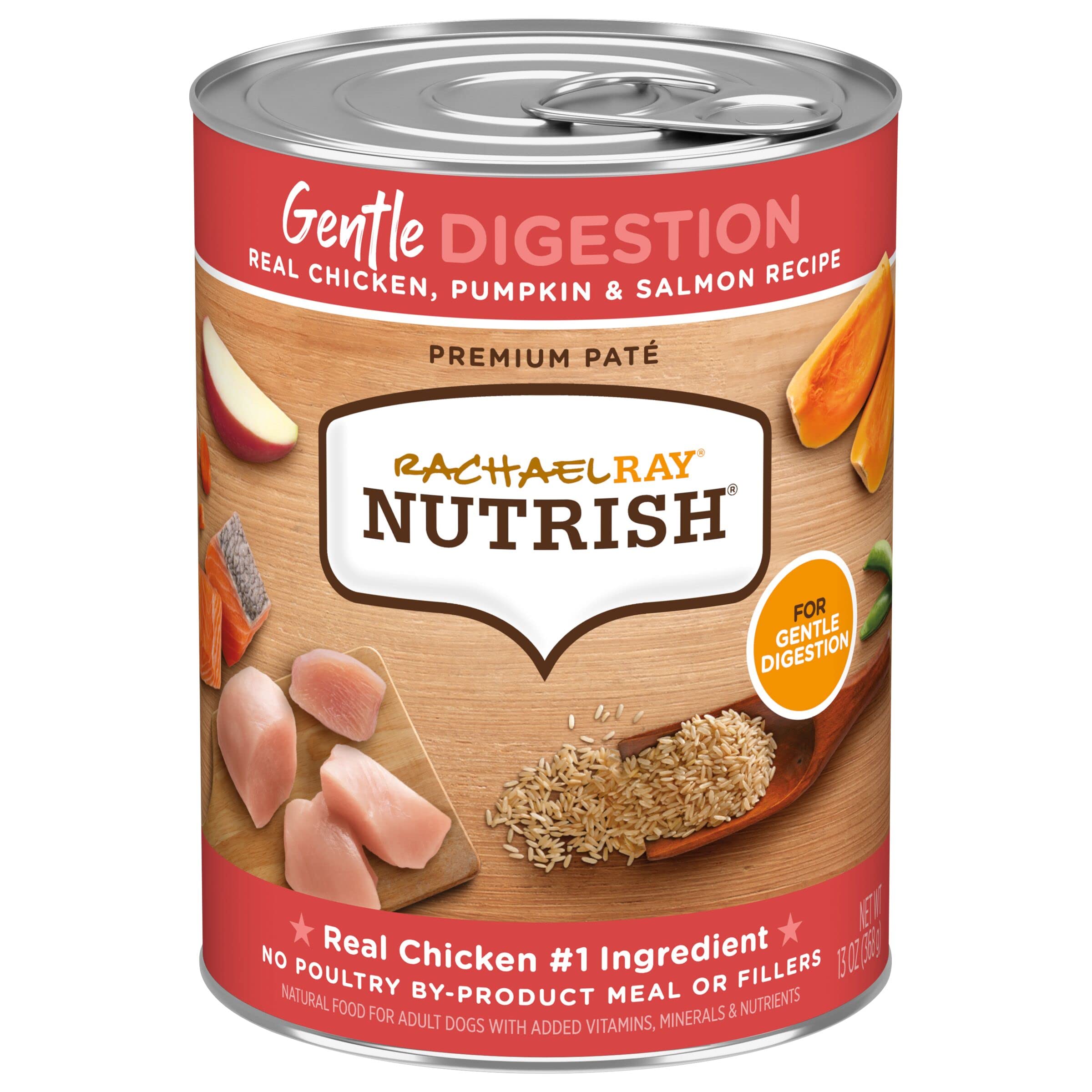 Rachael Ray Nutrish Beef and Pumpkin Recipe Canned Dog Food - 13 Oz - Case of 12  