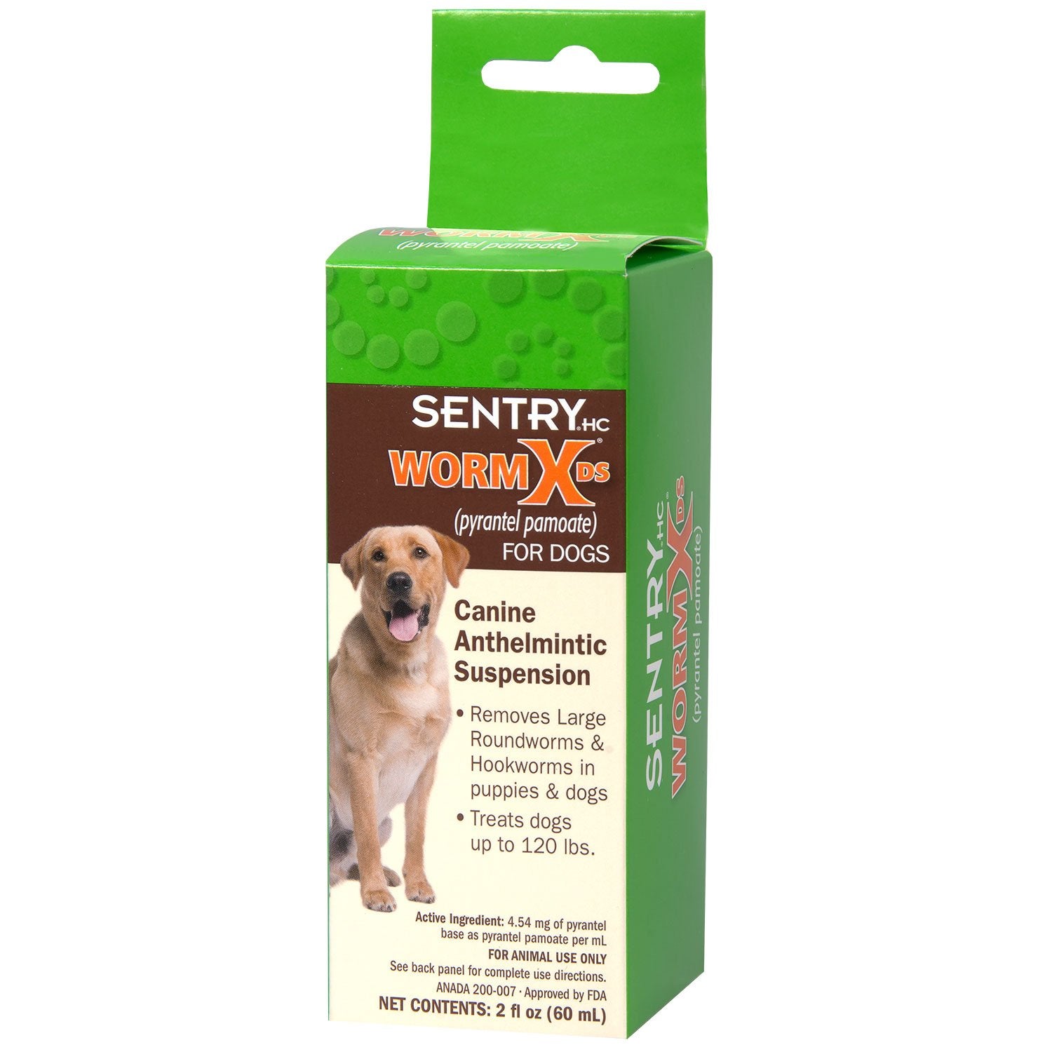 Sentry HC WormX DS Liquid De-Wormer Remover for Dogs and Puppies - 2 Oz  