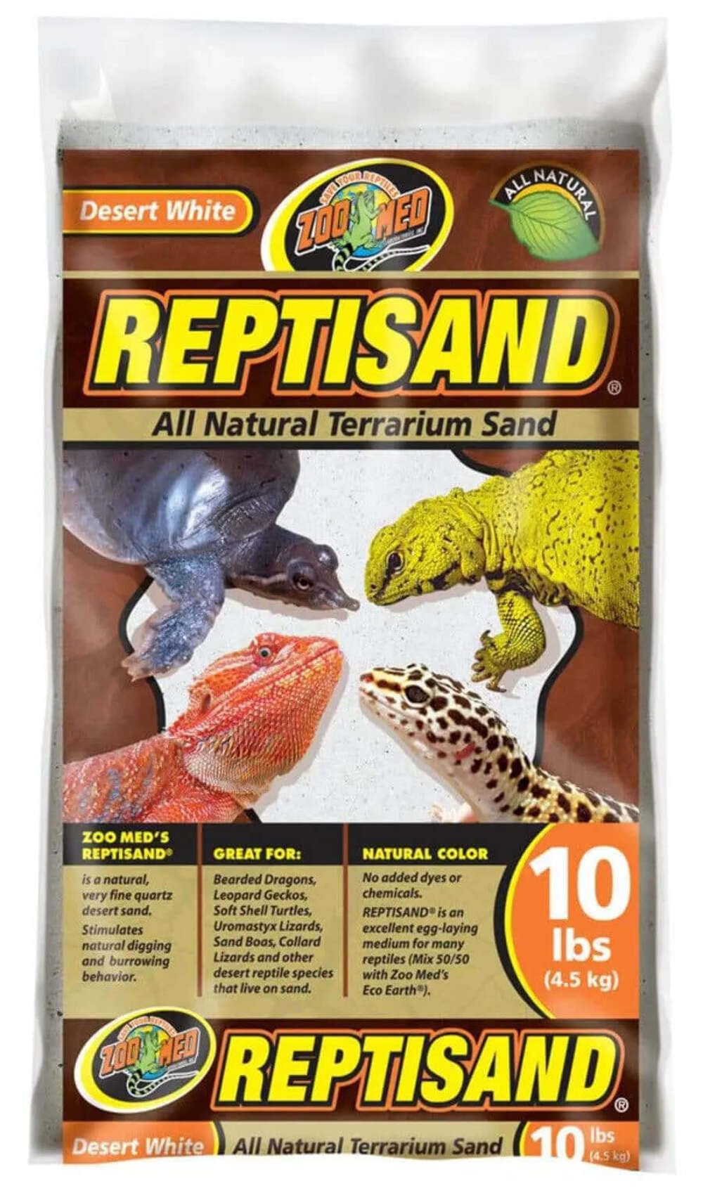 Zoo Med Laboratories ReptiSand for Terrarium or Reptiles - Natural Red - 20 Lbs  