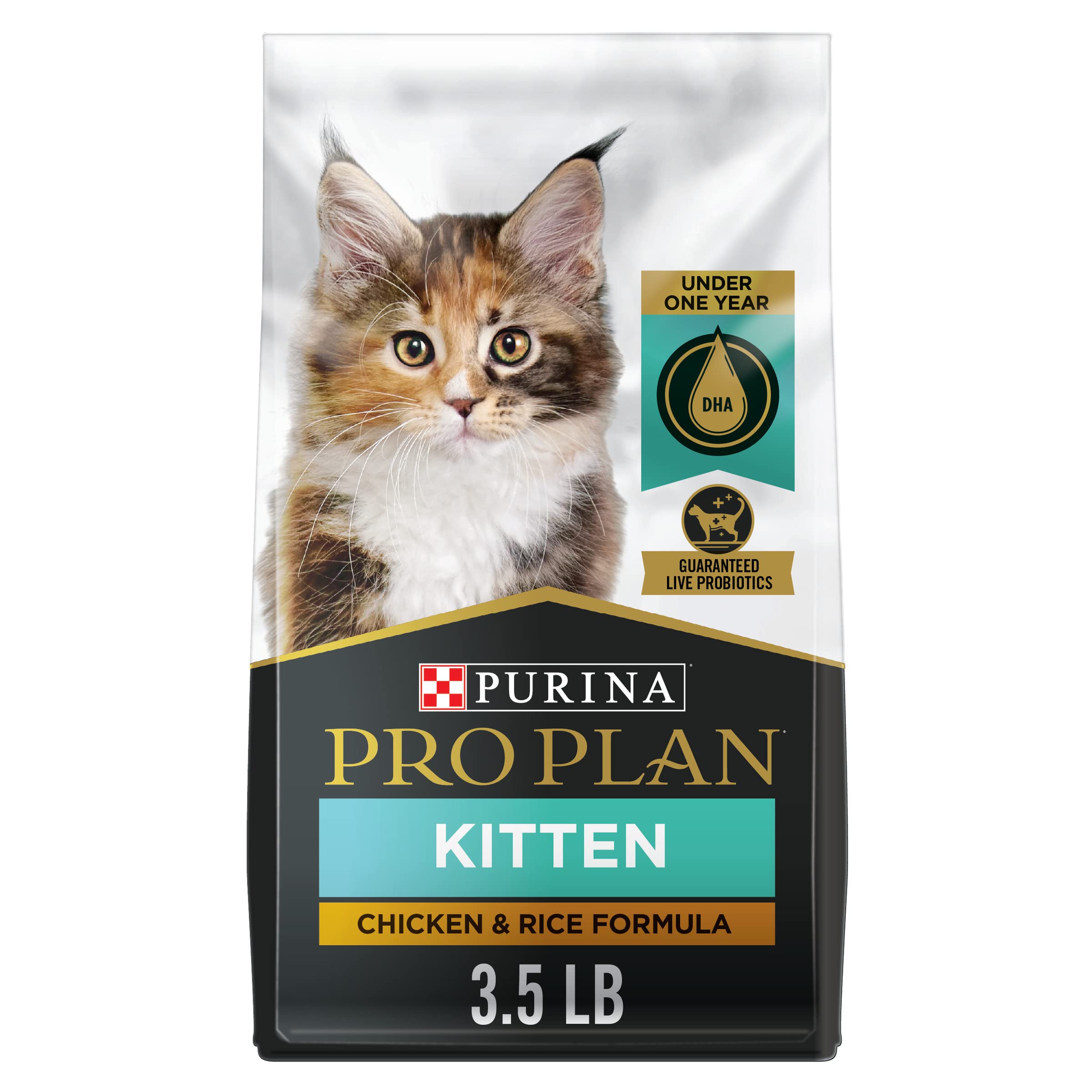 Purina Pro Plan Sport Development Chicken and Rice Kitten Formula Dry Cat Food - 3 Lbs - Case of 6  