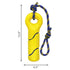 Kong Squeezz Tennis Buoy Rope and Squeak Floating Rubber Dog Toy - Large  