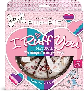 Lazy Dog Original Pup-Pie I Ruff You Pre-Sliced Baked Dog Biscuit Treats - 5 Oz