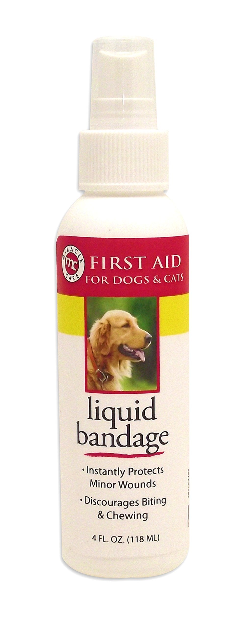 Miracle Care First-Aid Pet Wound Spray for Pets - 4 Oz  